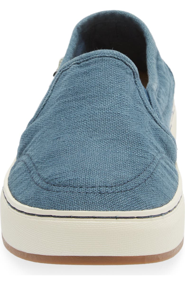 Sanuk Avery Hemp Slip-On Sneaker, Alternate, color, Blue