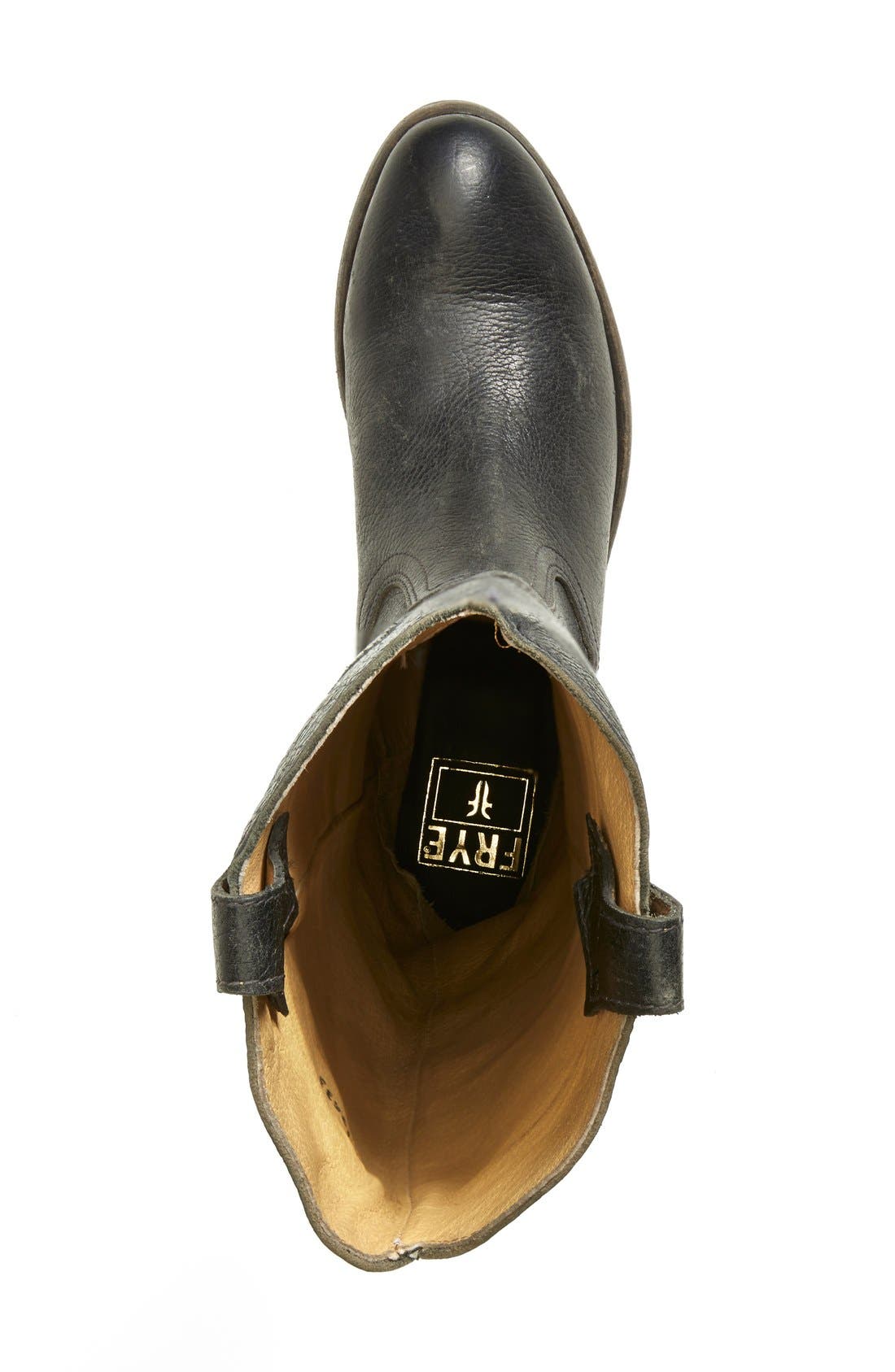 'Carson Lug' Boot, Alternate, color, BLACK