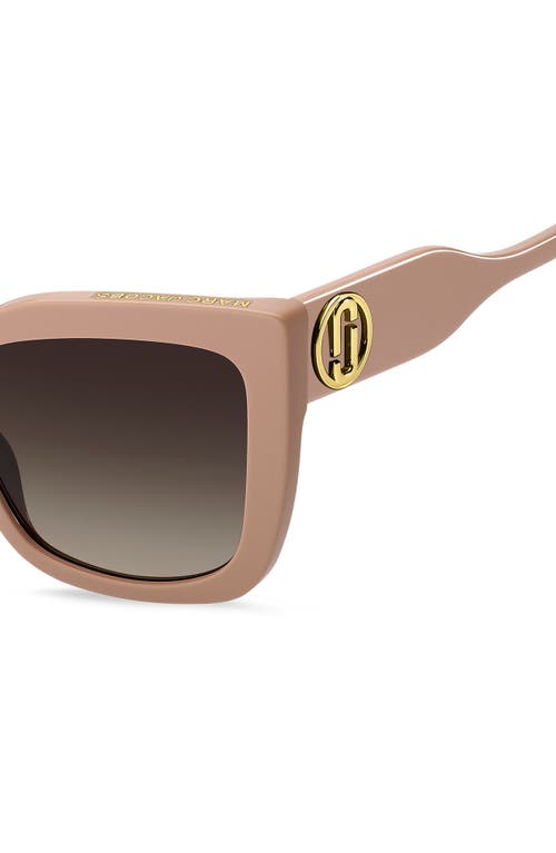 Marc Jacobs 54mm Gradient Cat Eye Sunglasses In Brown