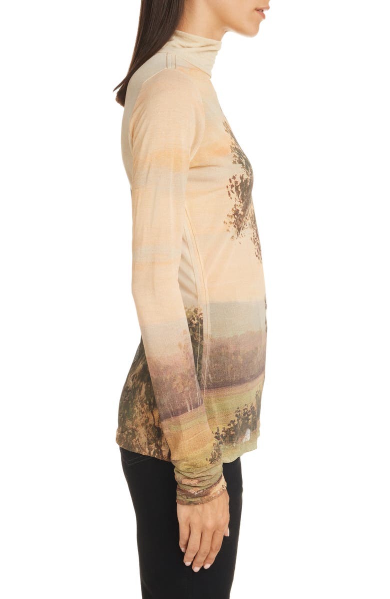 Acne Studios Esamia Print Top, Alternate, color, 