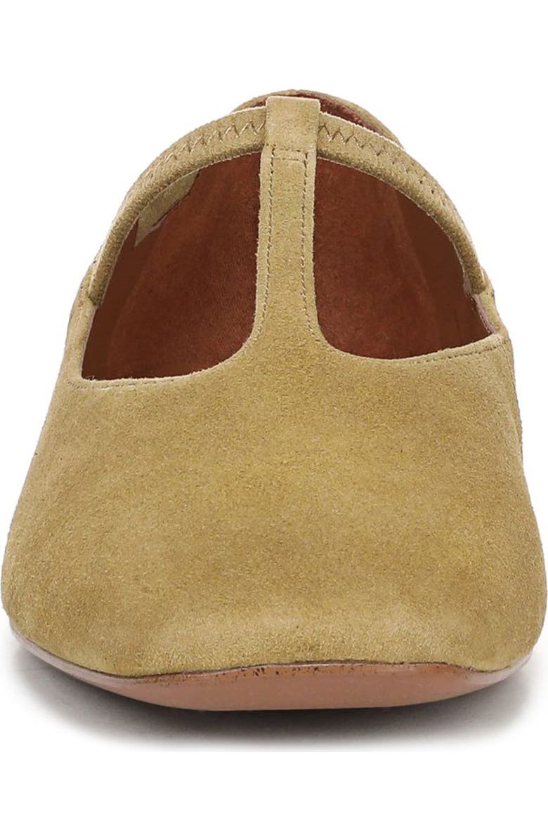 Franco Sarto Maaja T-Strap Flat, Alternate, color, Senape Brown