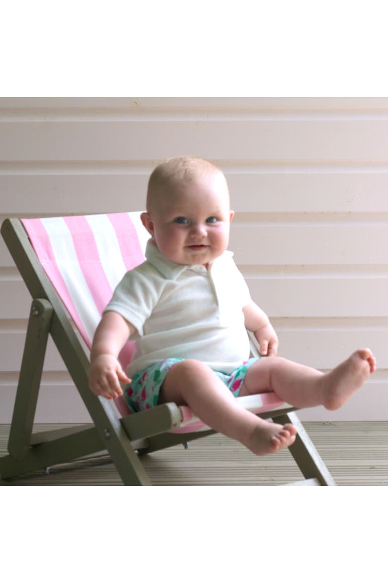 Flamingo Swim Shorts, Alternate, color, Green