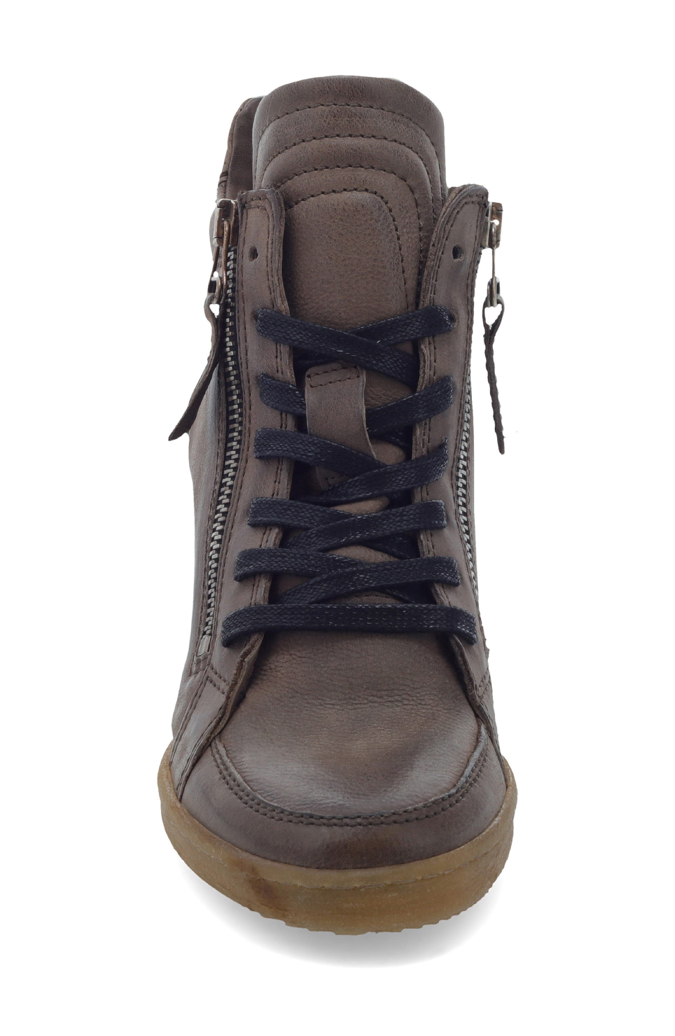 Adela Wedge Bootie, Alternate, color, LATTE LEATHER
