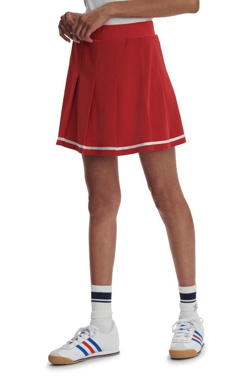 Varley Clarendon 20 High Waist Tennis Skort In Haute Red