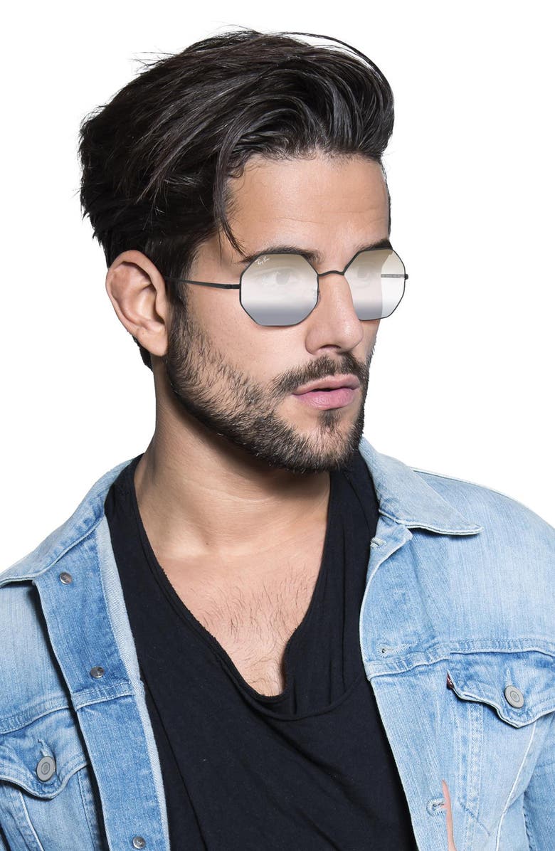 Ray-Ban 1972 54mm Gradient Octagon Sunglasses, Alternate, color, 