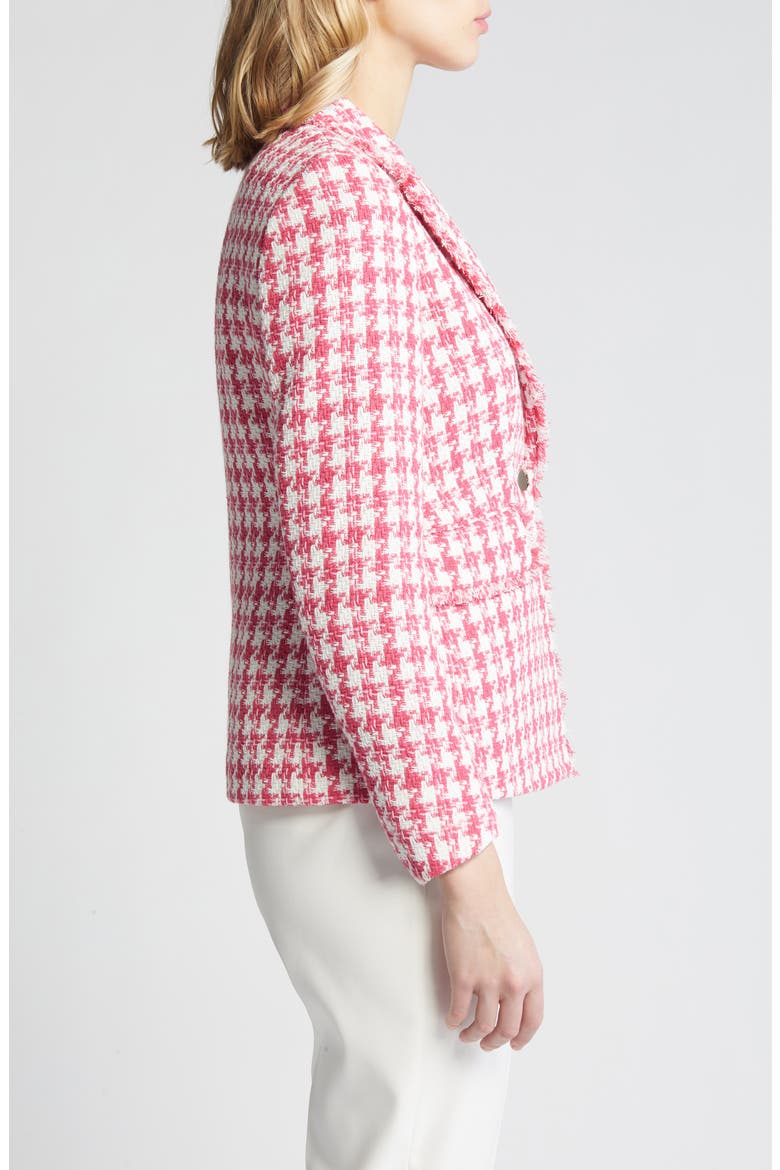 Fringed Tweed Blazer, Alternate, color, CAMELLIA MULTI