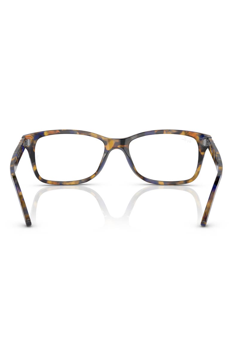 Ray-Ban 53mm Square Optical Glasses, Alternate, color, Yellow