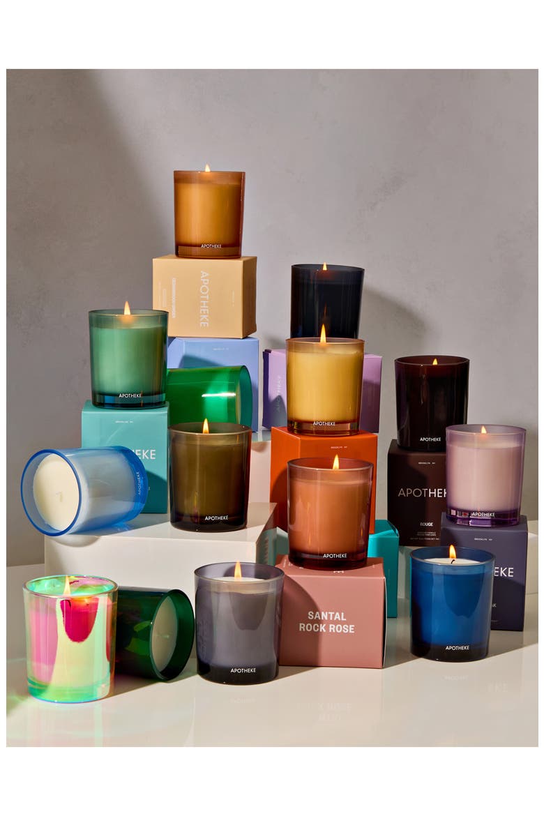 White Vetiver Petite Scented Candle, Alternate, color, GREY