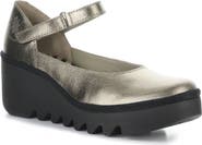 Fly London Bawo Platform Wedge Pump