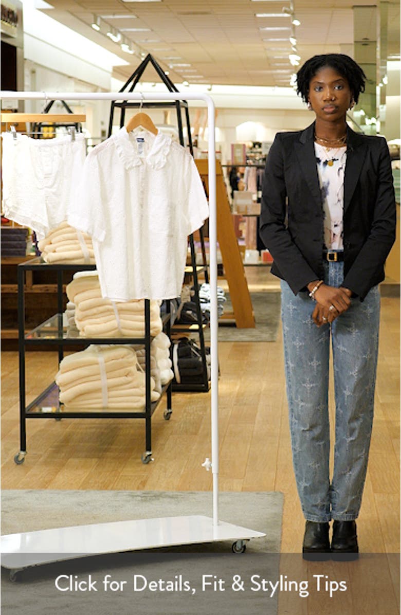 Cotton Eyelet Short Pajamas, sales video thumbnail