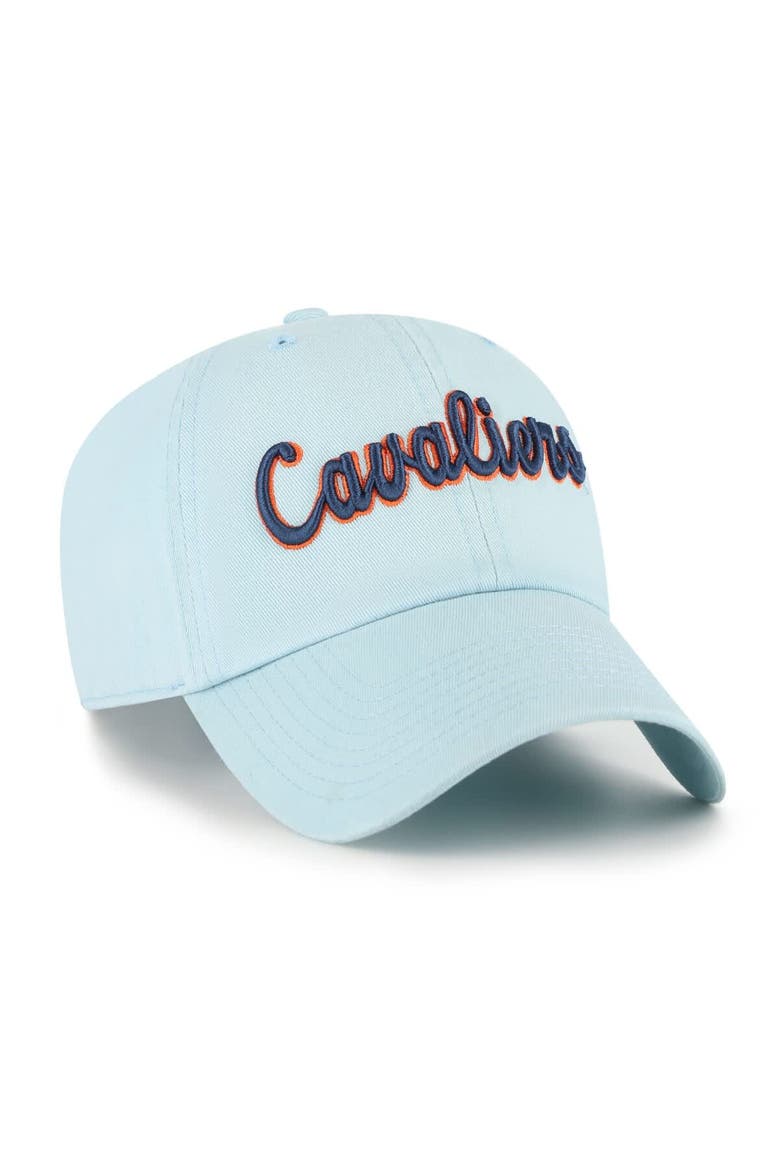 Men's '47 Powder Blue Virginia Cavaliers Vault Clean Up Adjustable Hat, Alternate, color, Powder Blue
