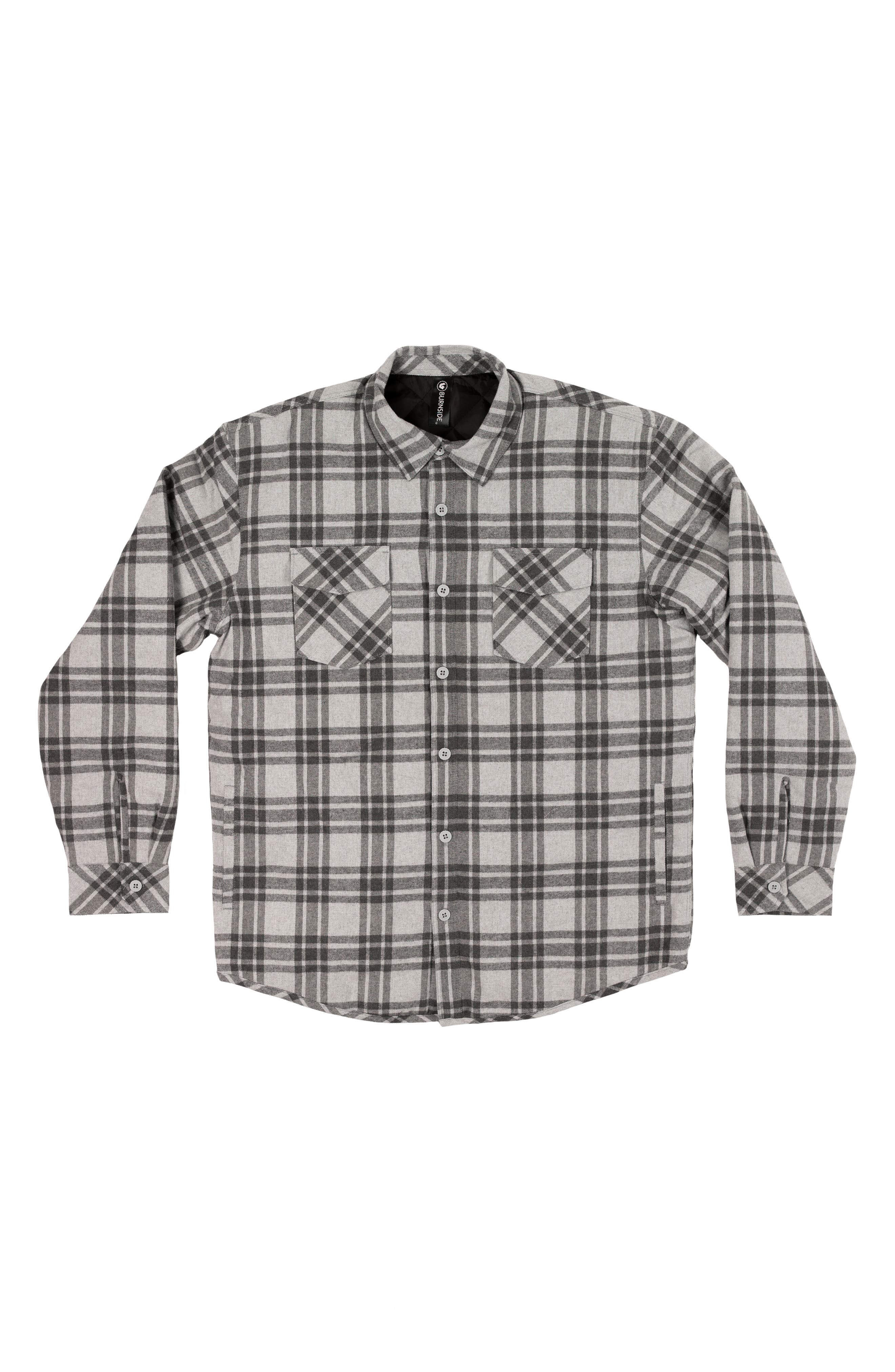 BURNSIDE Long Sleeve Flannel Shirt
