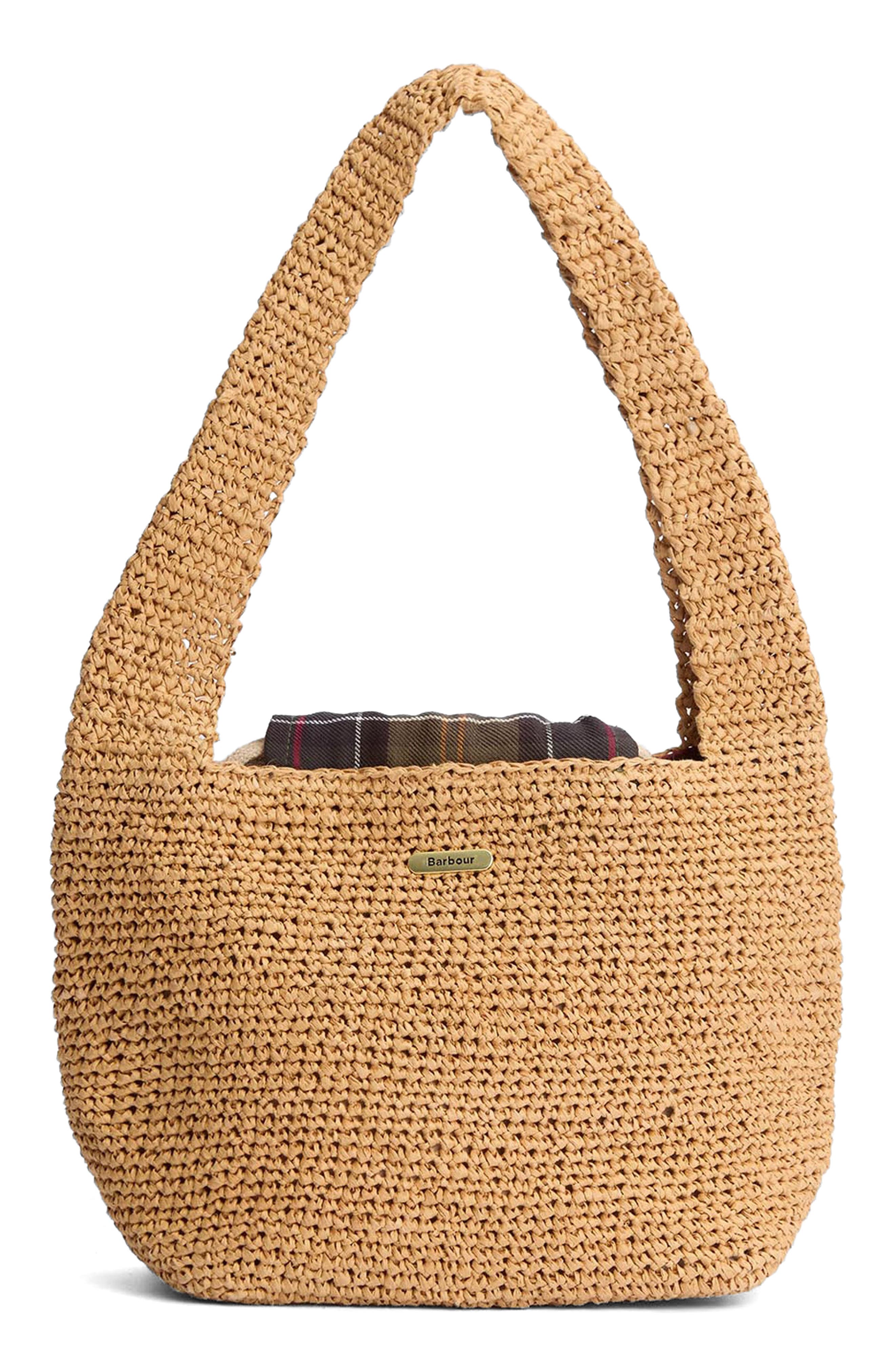 Barbour Lily Crochet Mini Tote, Main, color, 
