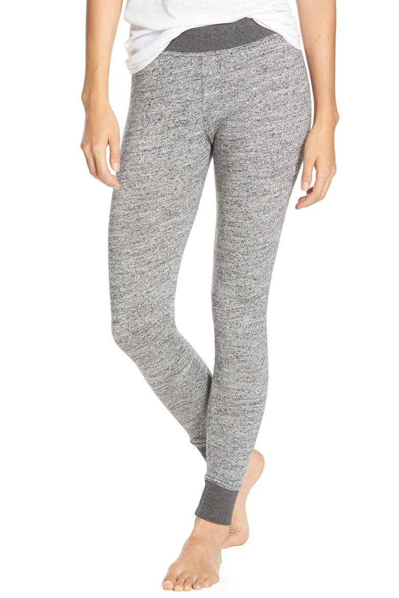 Australia 'Averell' Slub Knit Leggings, Main, color, BLACK BEAR