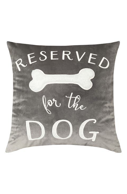 Reserved for the Dog Square Accent Pillow