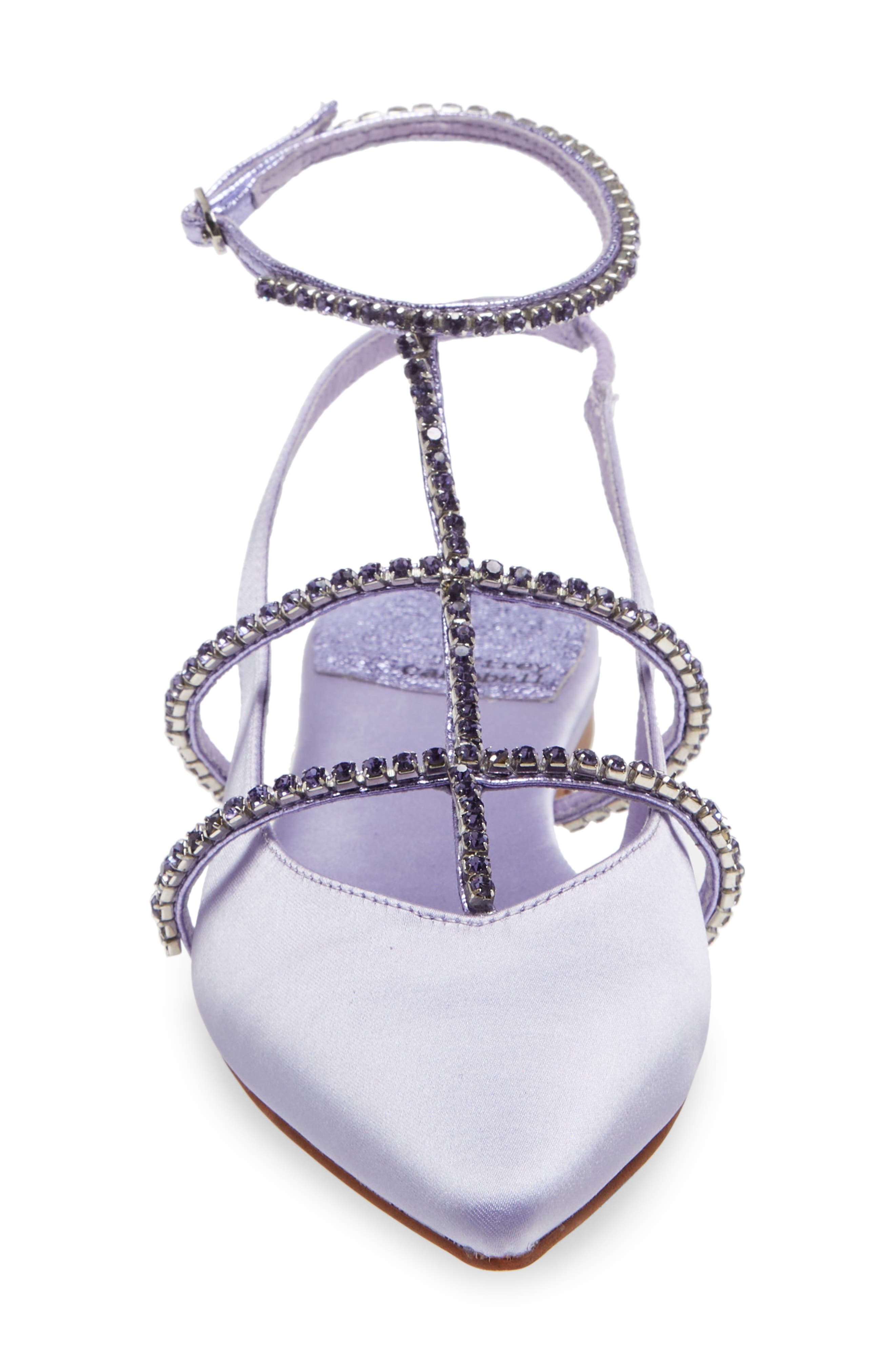 Pristina Slingback Sandal, Alternate, color, LILAC SATIN COMBO