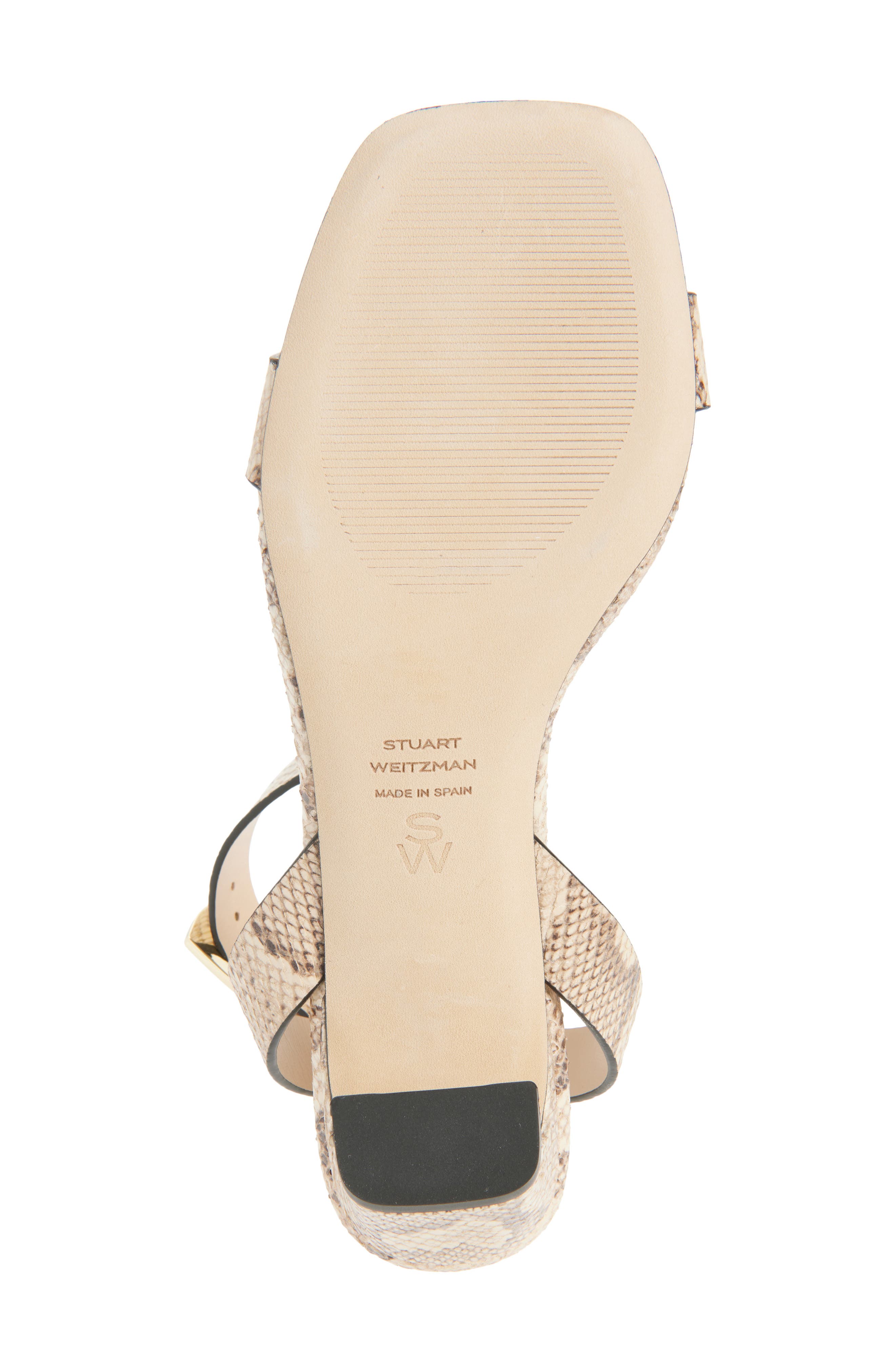 Stuart Weitzman Sai Sandal 50, Alternate, color, Adobe Beige