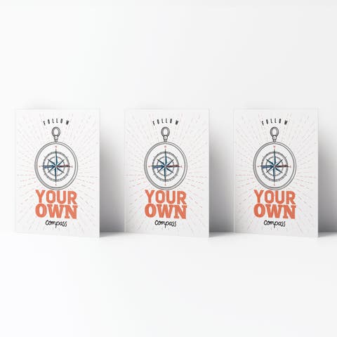 Graduation Greeting Card Pack (3ct) "Follow Your Own Compass"