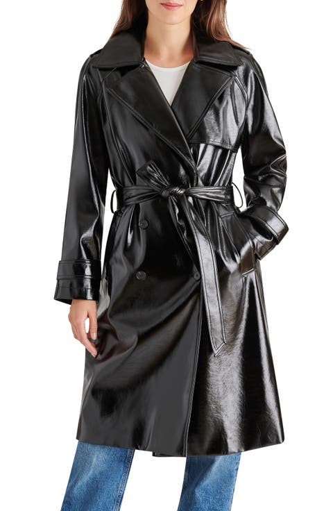 Ilia Faux Leather Trench Coat