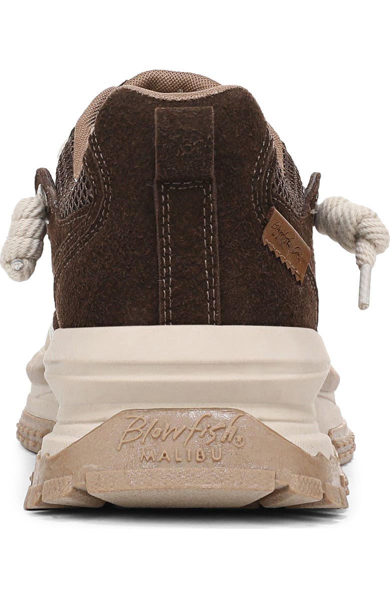 Blowfish Malibu Leotina Sneaker, Alternate, color, Espresso Brown Faux Suede
