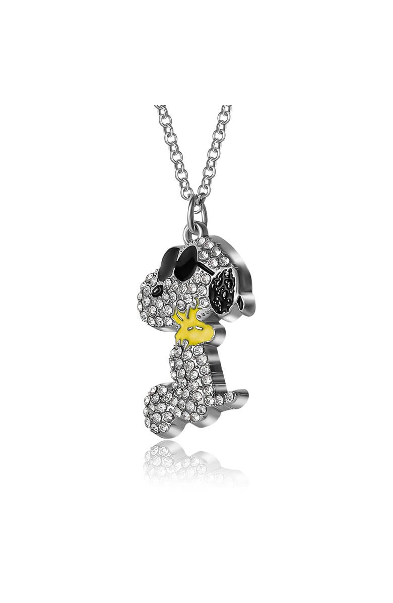 PEANUTS Joe Cool Sunglasses Necklace, Alternate, color, Silver
