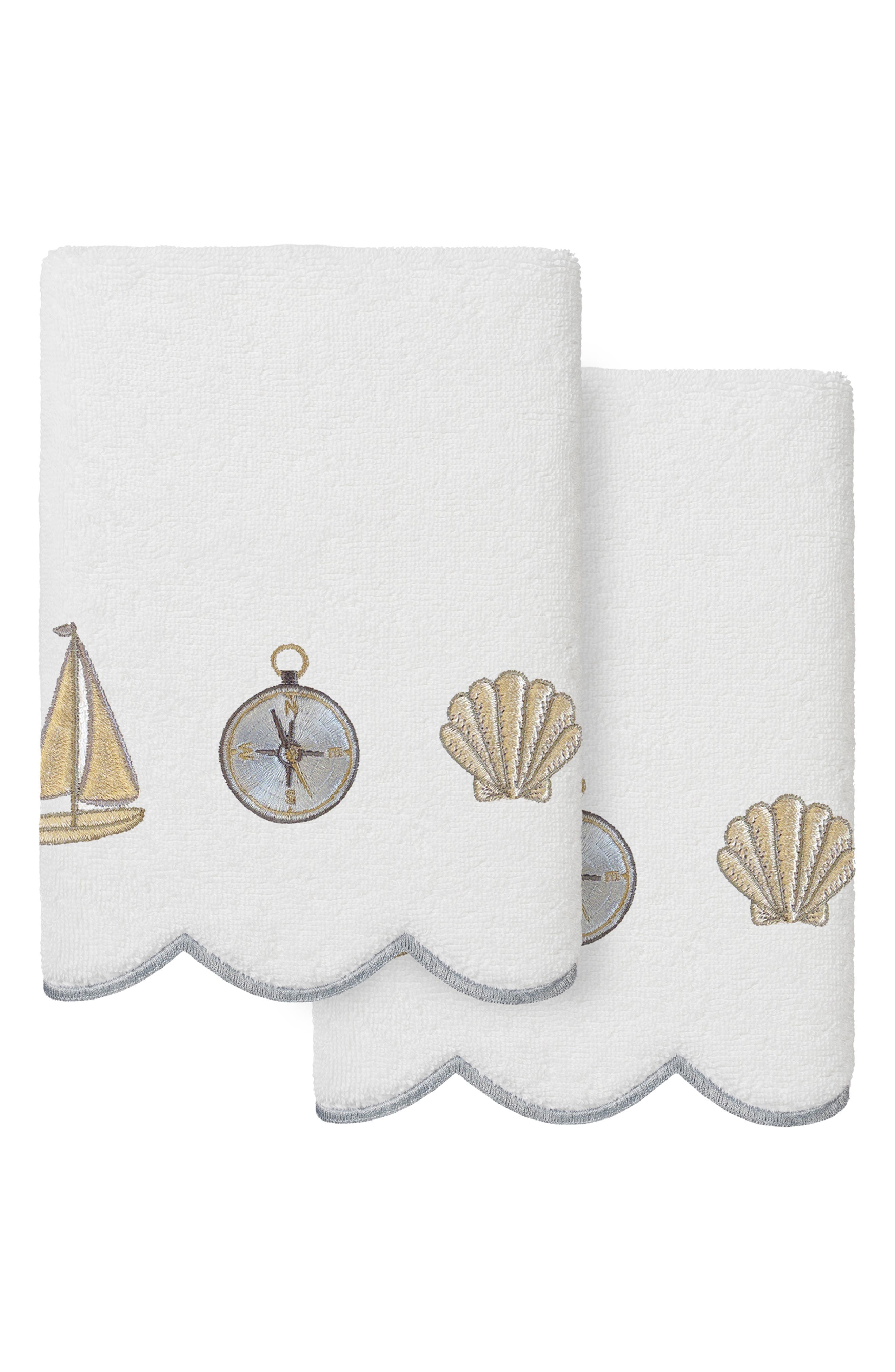 Seajoy Scallop Set of 2 Bath Towels