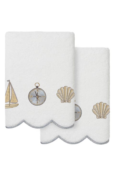 Seajoy Scallop Set of 2 Bath Towels