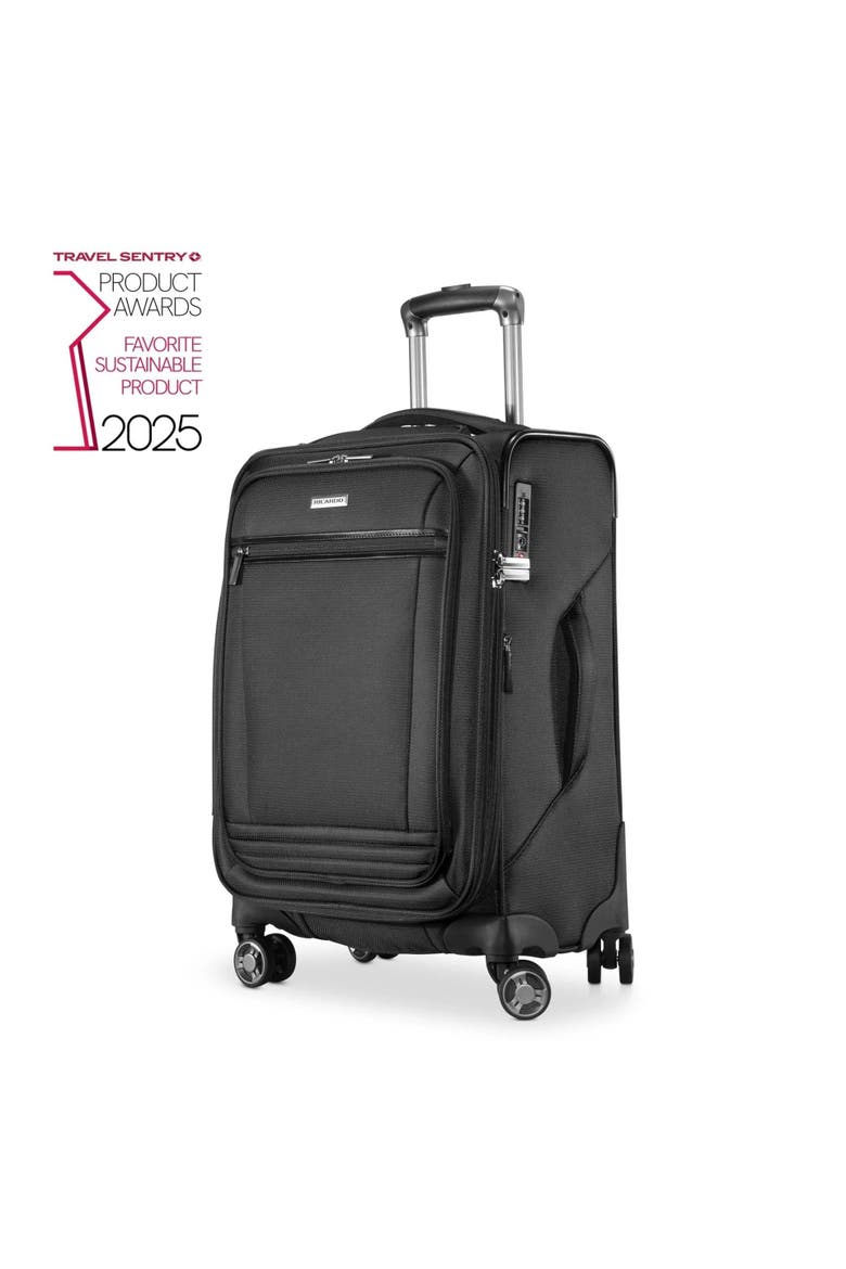 Avalon Softside 20" Carry On Spinner, Alternate, color, Black
