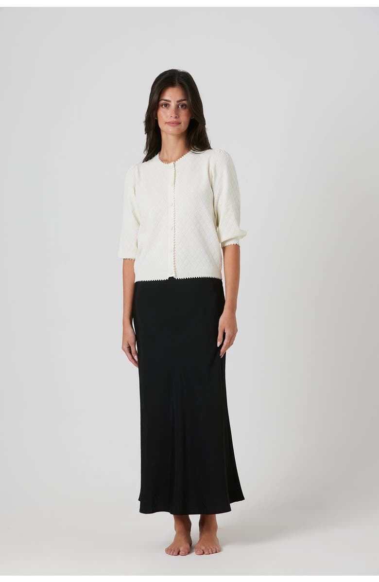 By Tess Collection Phoebe Cardigan, Alternate, color, Cream