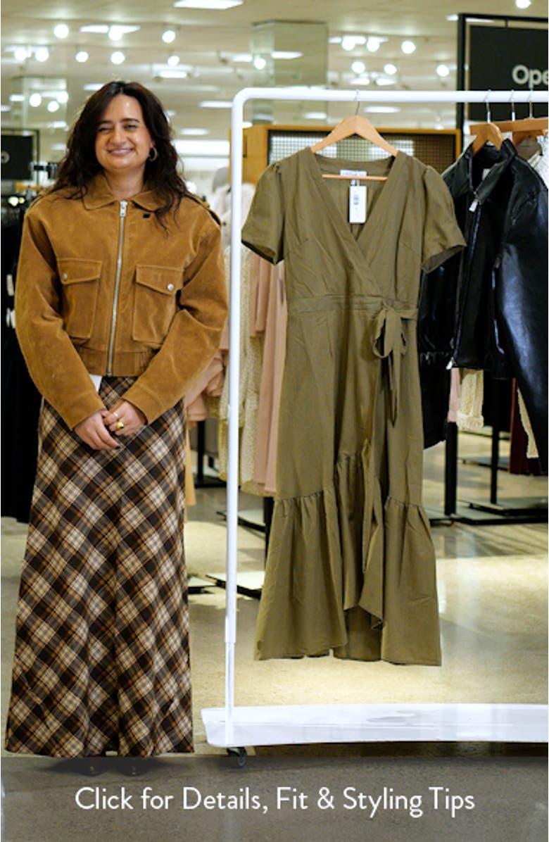 Leontine Wrap Midi Dress, sales video thumbnail