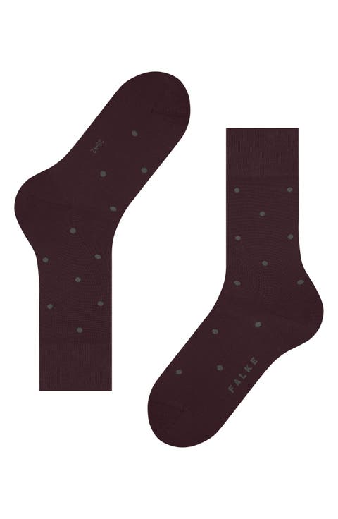 Polka Dot Crew Socks