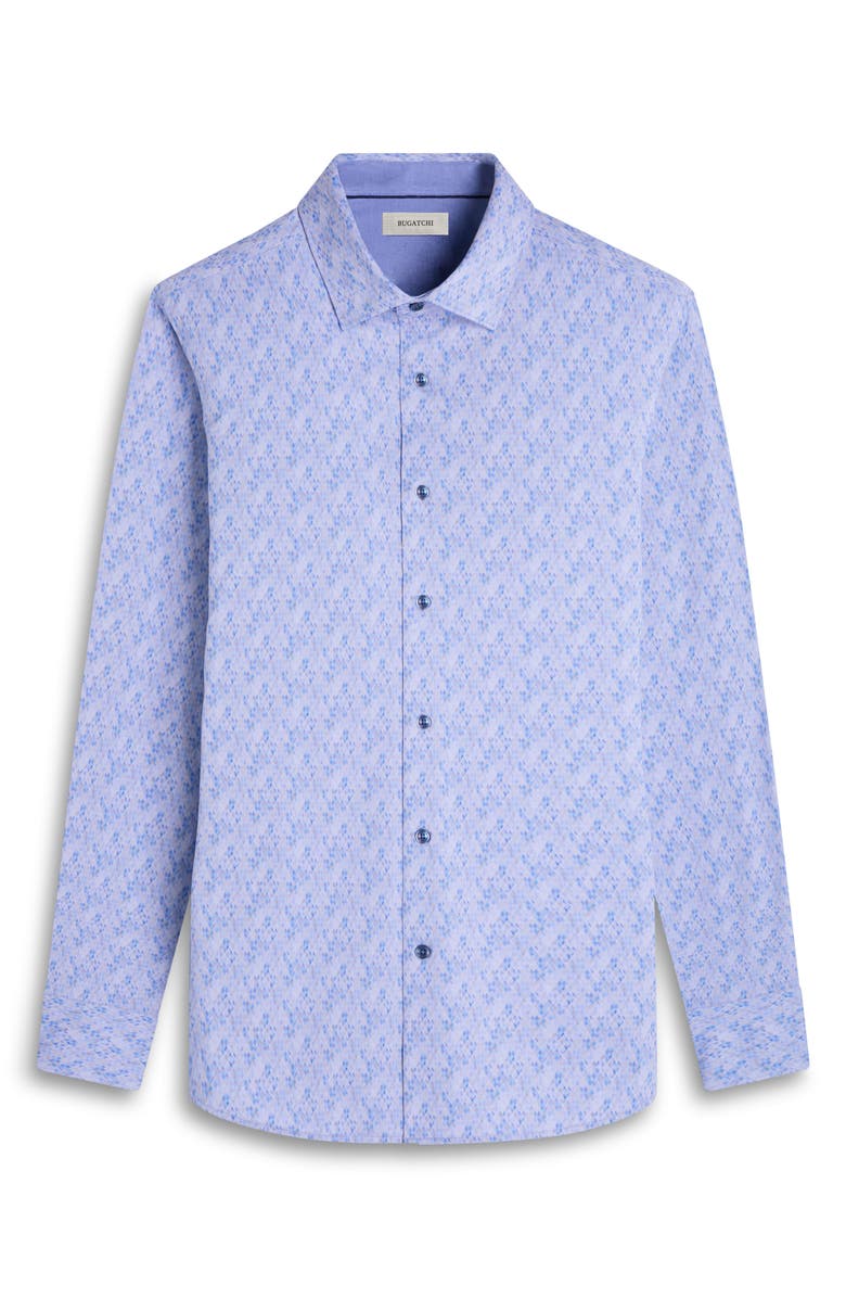 Bugatchi Jimmy OoohCotton<sup>®</sup> Button-Up Shirt, Alternate, color, Air Blue