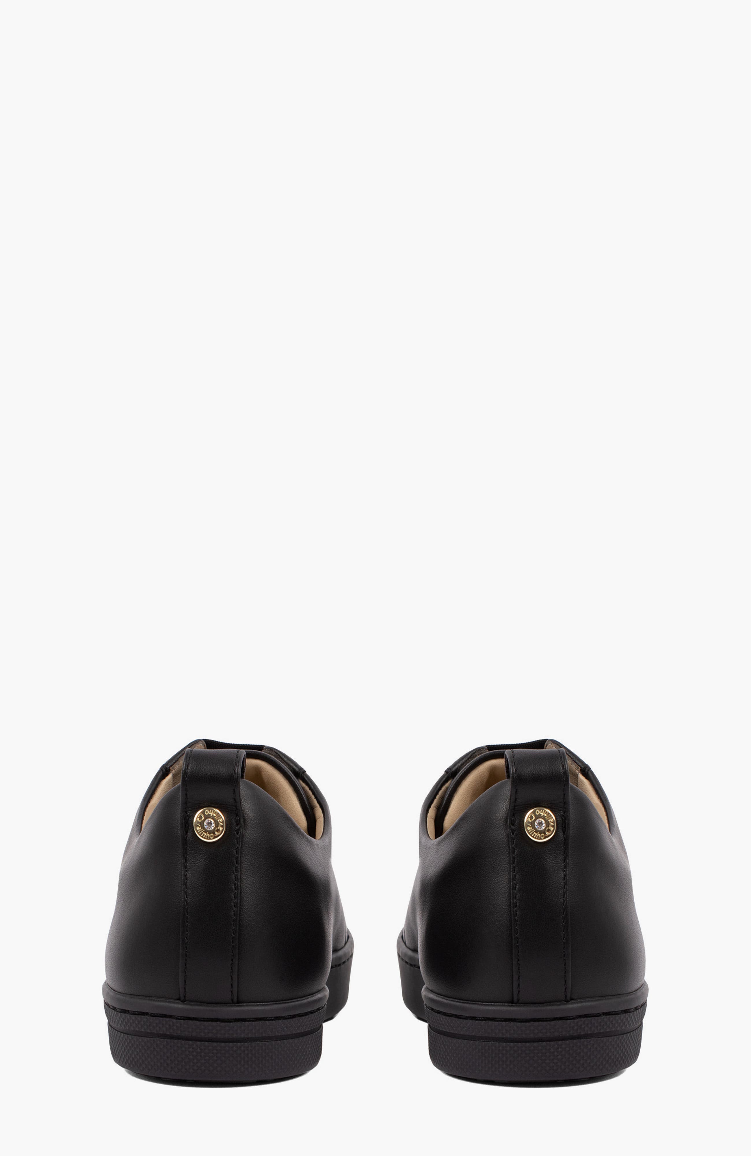 La Vie Leather Sneakers, Alternate, color, Black