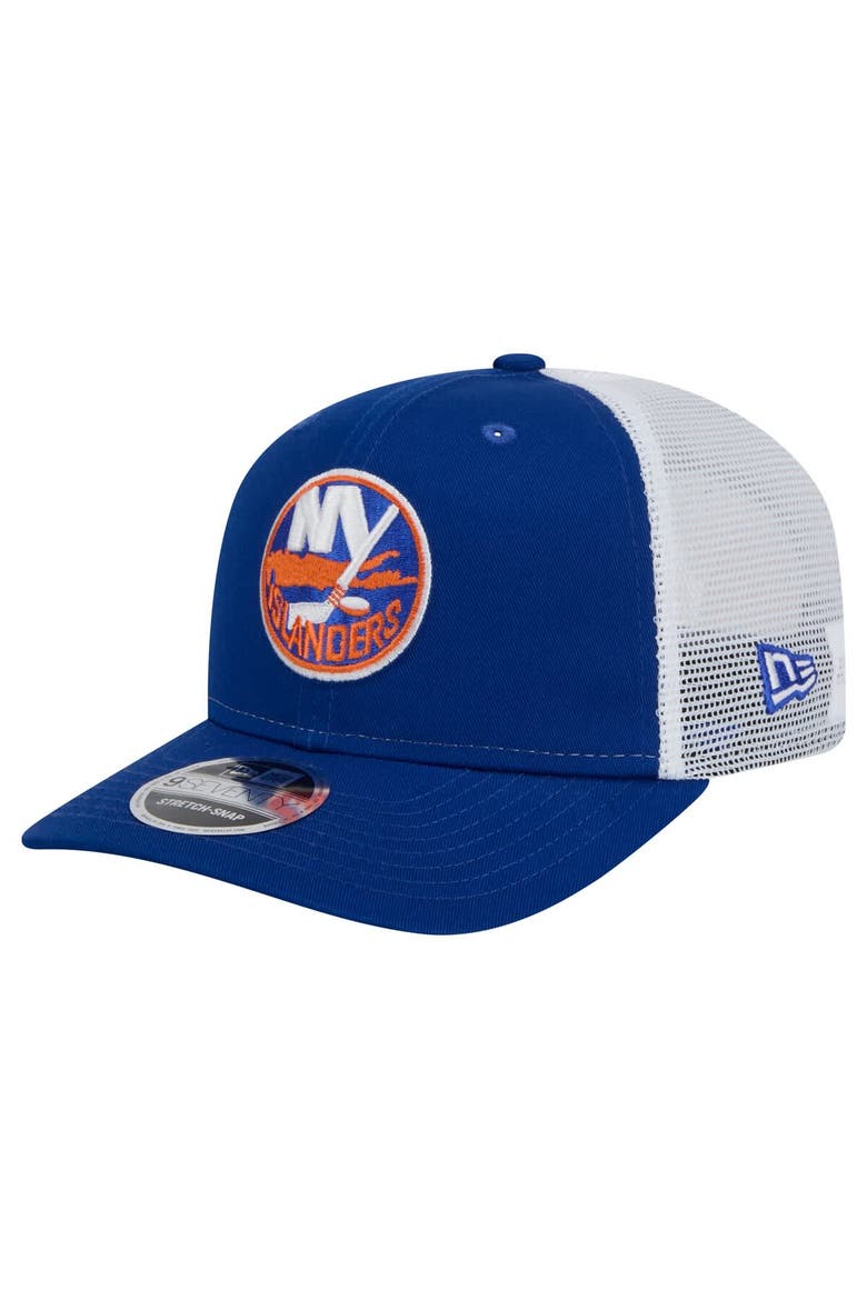 Men's New Era Royal New York Islanders Core Trucker 9SEVENTY Stretch-Snap Hat, Main, color, Royal