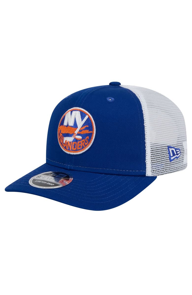 New Era Men's New Era Royal New York Islanders Core Trucker 9SEVENTY Stretch-Snap Hat, Main, color, 