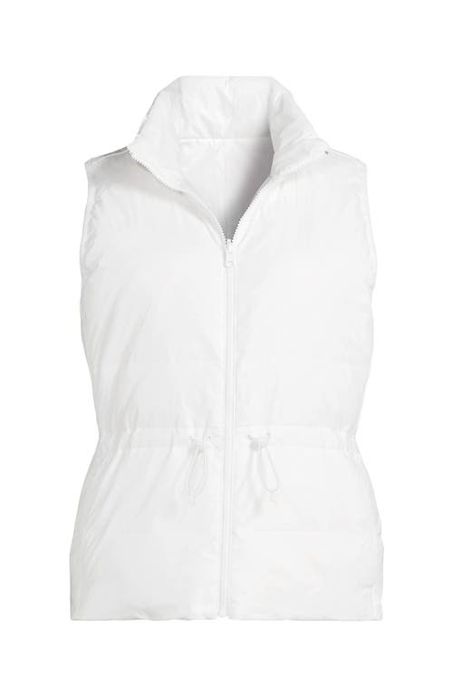 LANDS' END LANDS' END PLUS SIZE WANDERWEIGHT REVERSIBLE PACKABLE DOWN VEST 