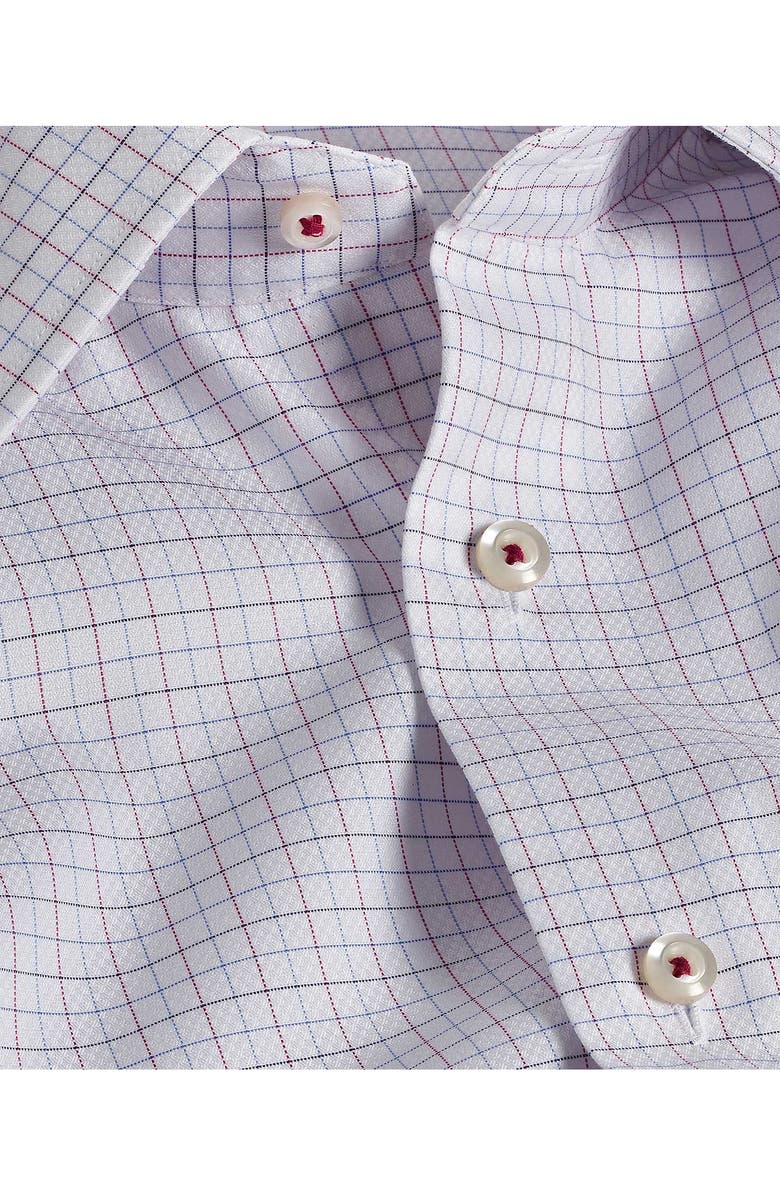 David Donahue Regular Fit Dobby Tattersall Check Dress Shirt, Alternate, color, 
