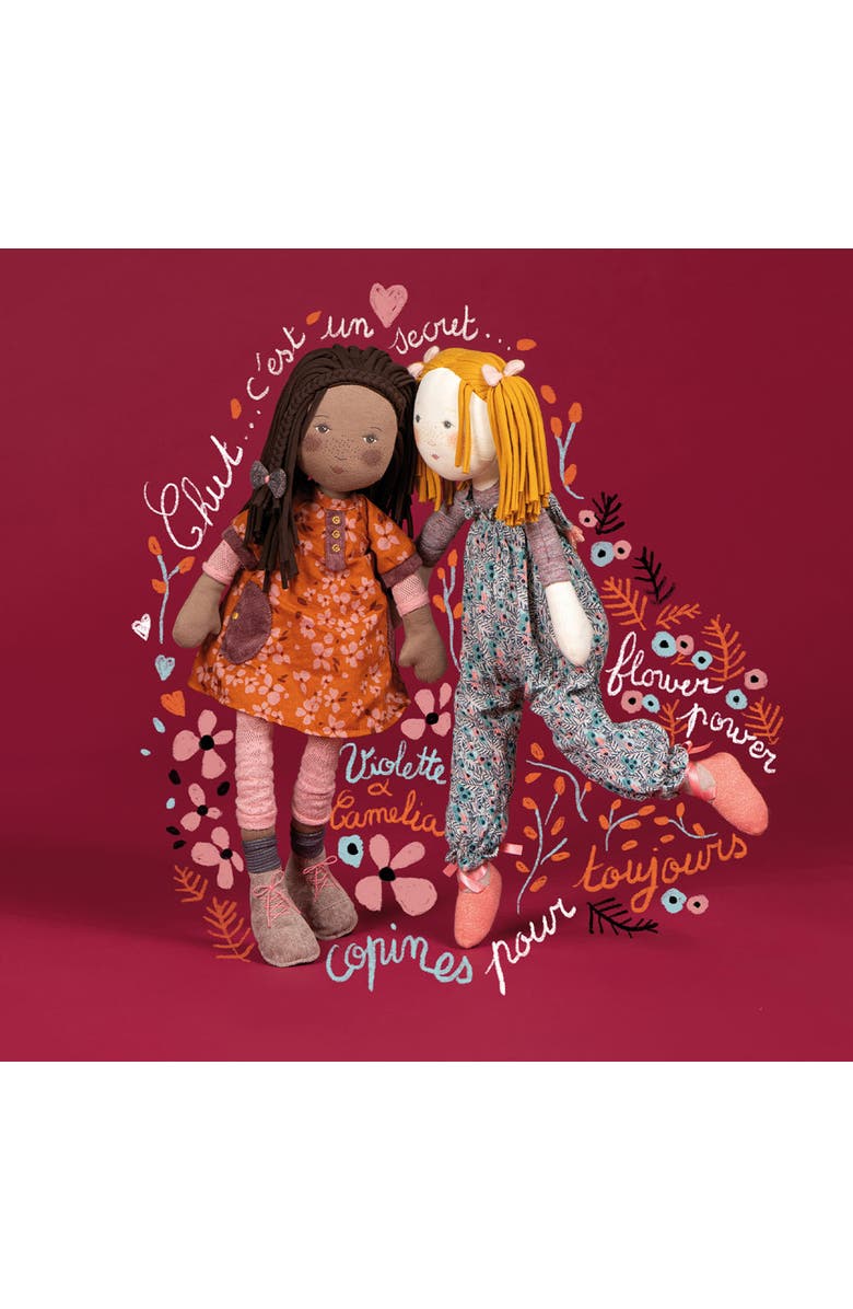 Moulin Roty Violette The Rosalies ,Doll, Alternate, color, Orange