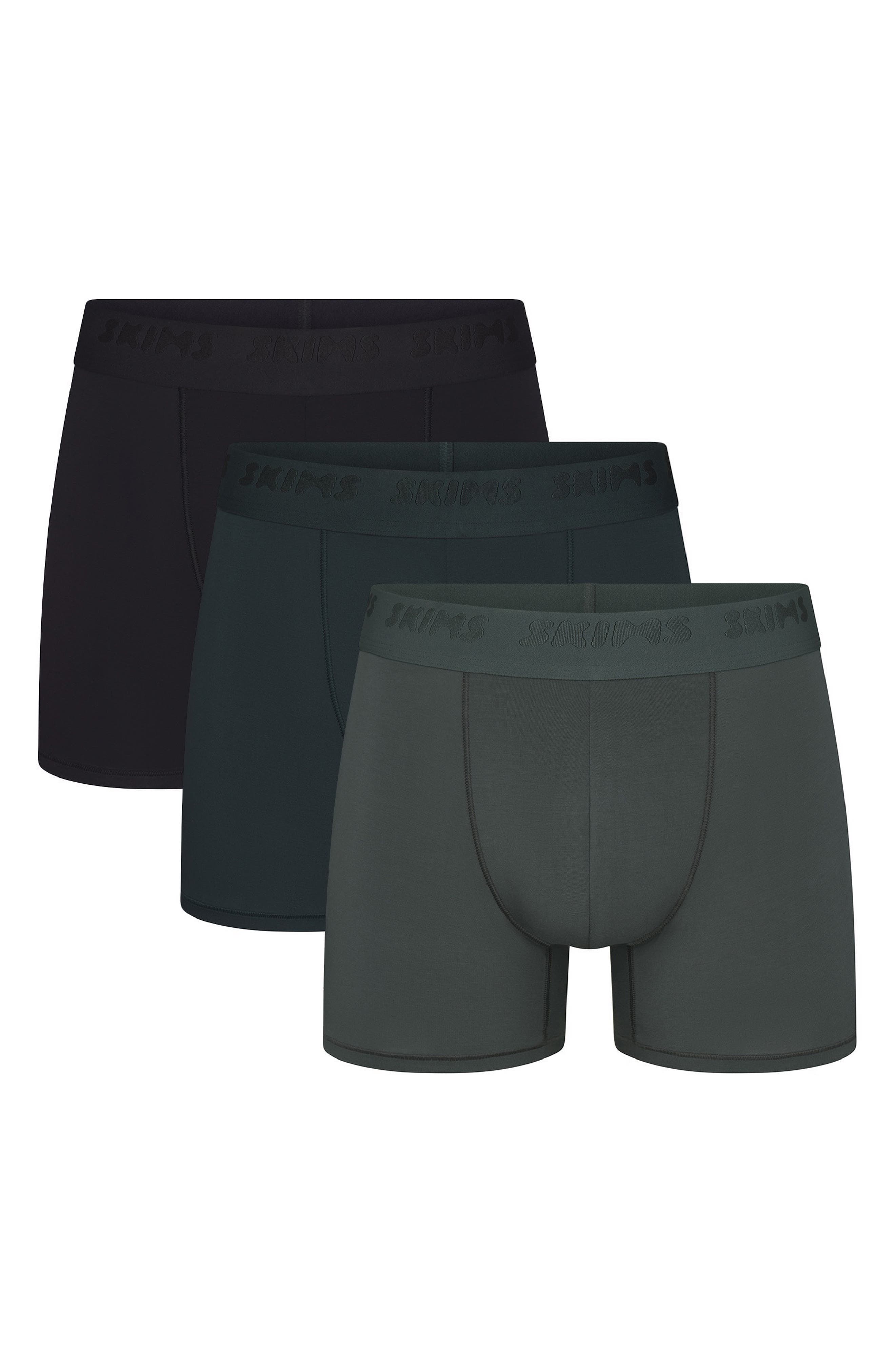 3-Pack 3-Inch Stretch Modal Boxer Briefs (Men) | Nordstrom
