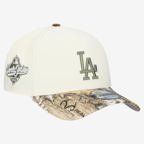 Men's New Era Khaki/Realtree Camo Los Angeles Dodgers 9FORTY A-Frame Adjustable Hat