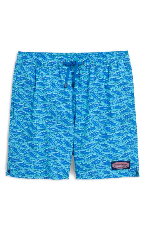 Vineyard Vines Kids' Chappy Swim Trunks In Blue