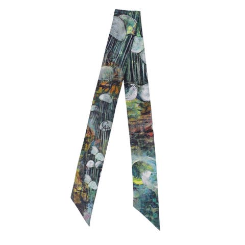 Tuscana Olive Grove Silk  Scarf