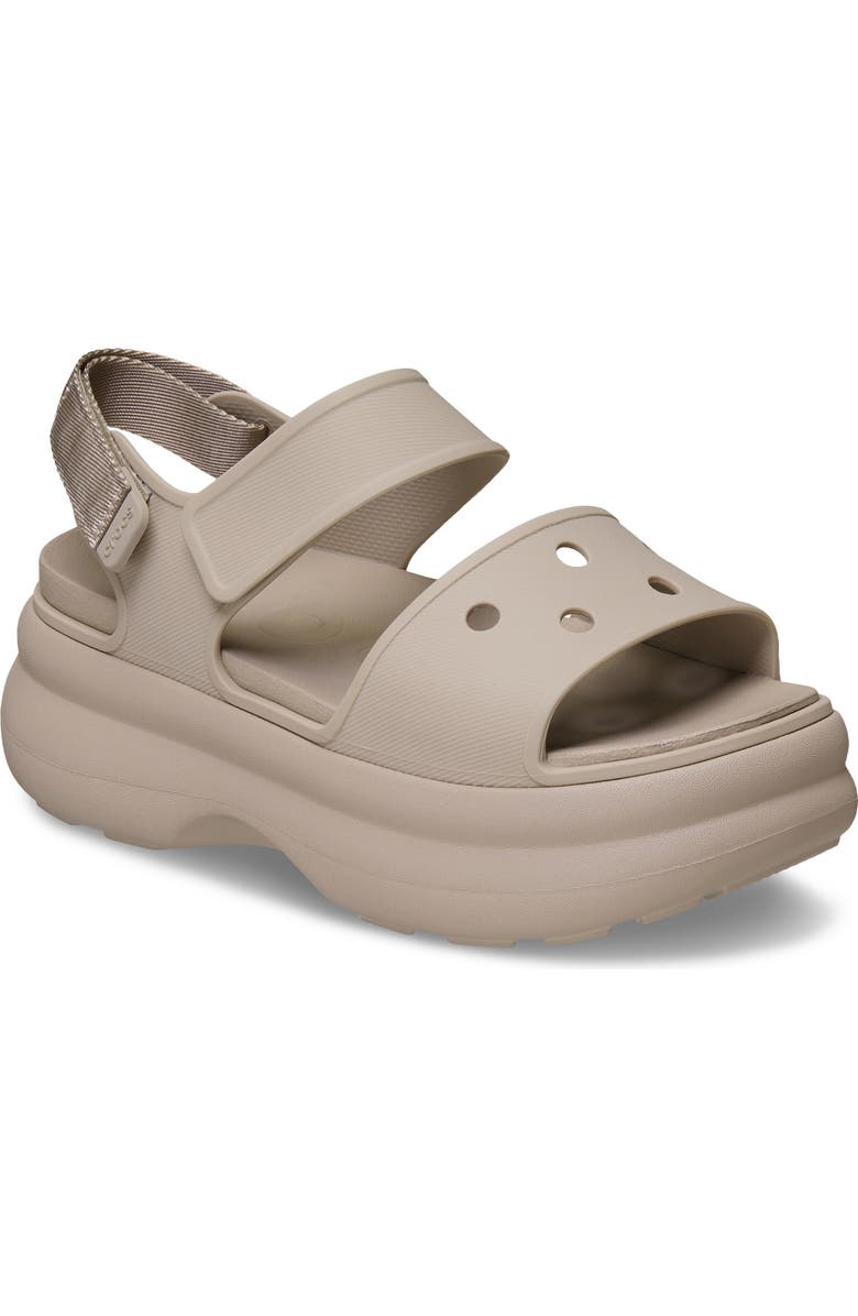 CROCS Soho Platform Sandal, Main, color, Brown