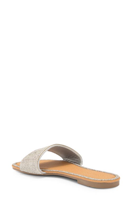 Wild Diva Lounge Roo Rhinestone Slide Sandal