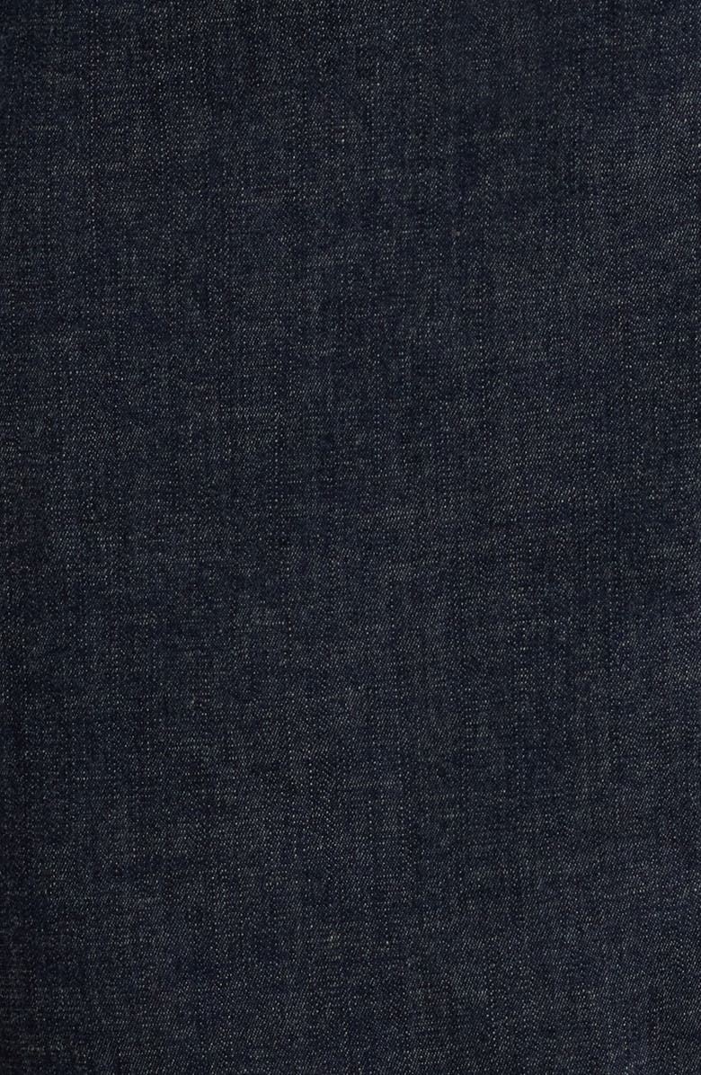 Anne Klein Denim Midi Shirtdress, Alternate, color, Dark Rinse Wash