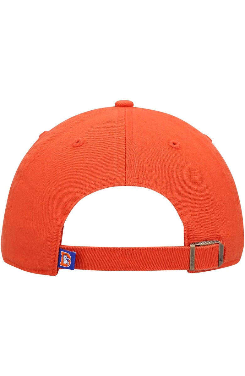 '47 Men's '47 Orange Denver Broncos Clean Up Legacy Adjustable Hat, Alternate, color, 
