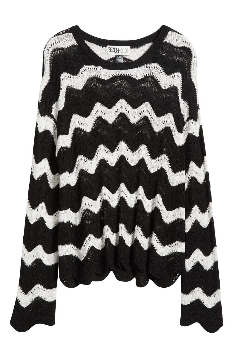 Beach Riot Beach Cover-Up Sweater, Alternate, color, 