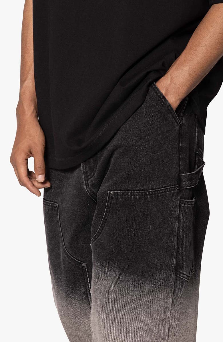 mnml Gradient Nonstretch Ultra Baggy Carpenter Jeans, Alternate, color, 