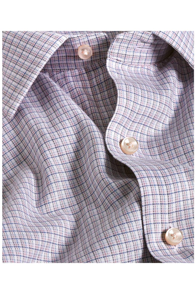 Cotton & Cashmere Micro Check Sport Shirt, Alternate, color, PEARL MULTI