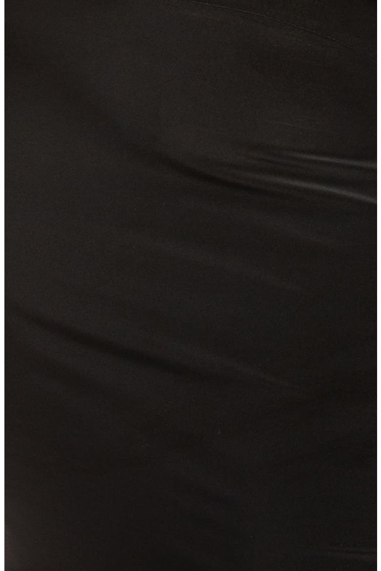 Volume Sleeve Body-Con Dress, Alternate, color, BLACK